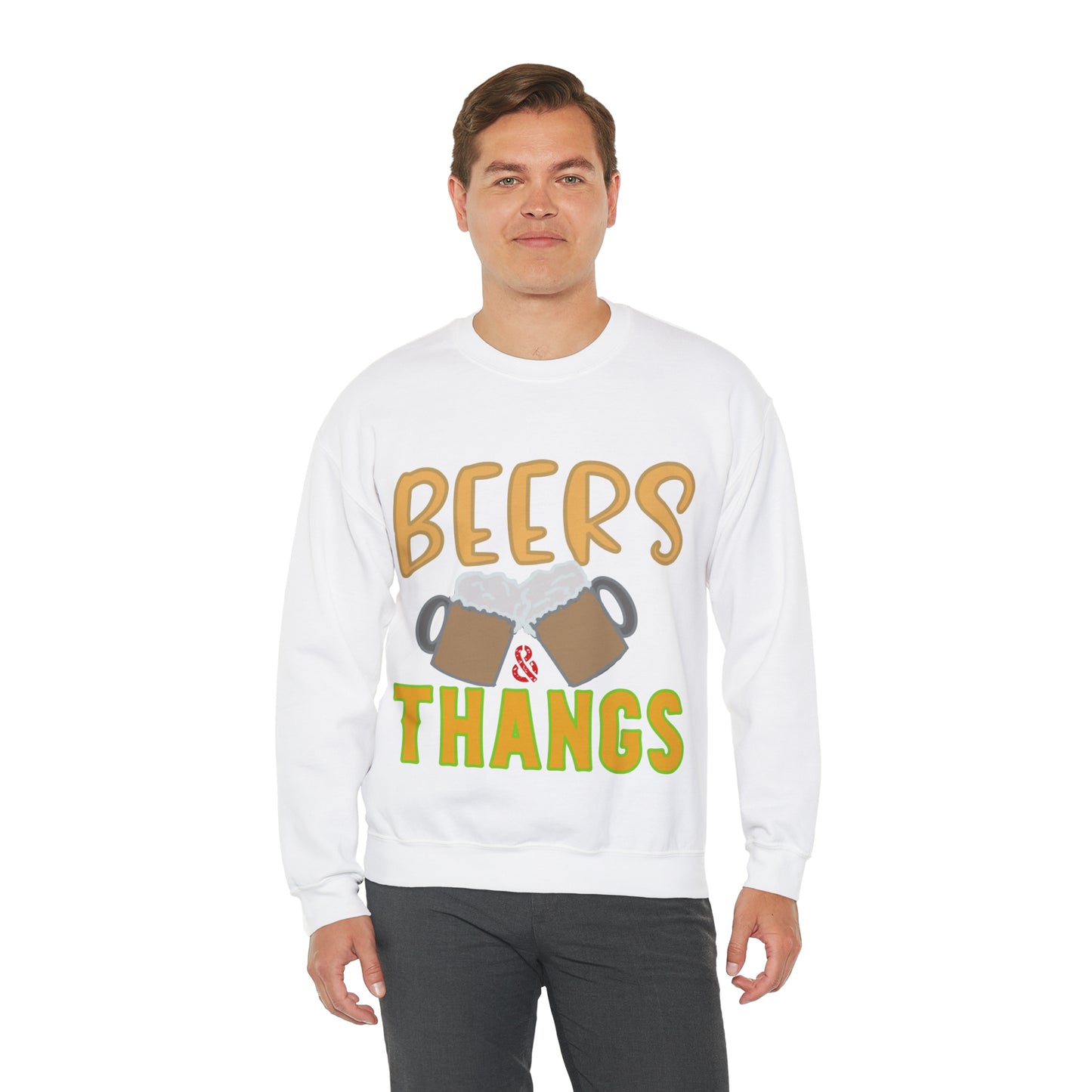 Z Beers And Thangs Unisex Heavy Blend™ Crewneck Sweatshirt